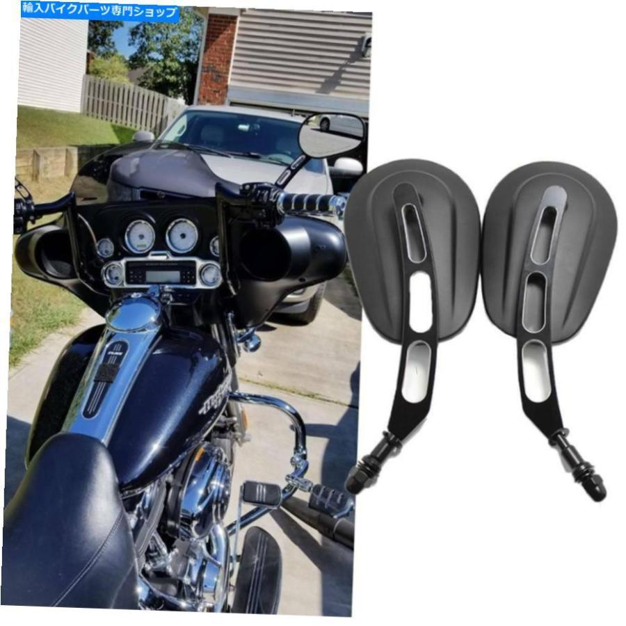 Harley Davidson 左ミラー　スクエア　ゴールドイーグル ランニングライト ディレクショナルインジケーター ミラー