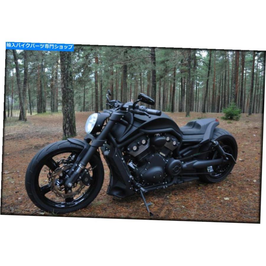 Mirror ハーレーダビッドソンナイトロッドスペシャルブラックオートバイリアビューサイドミラー For Harley Davidson Night  Rod Special Black Motorc :usdm-4191-2632:rewrite-store 通販 