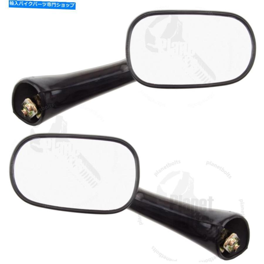 Mirror ホンダCBRハリケーンVFR 750 800のための黒リアビューミラー