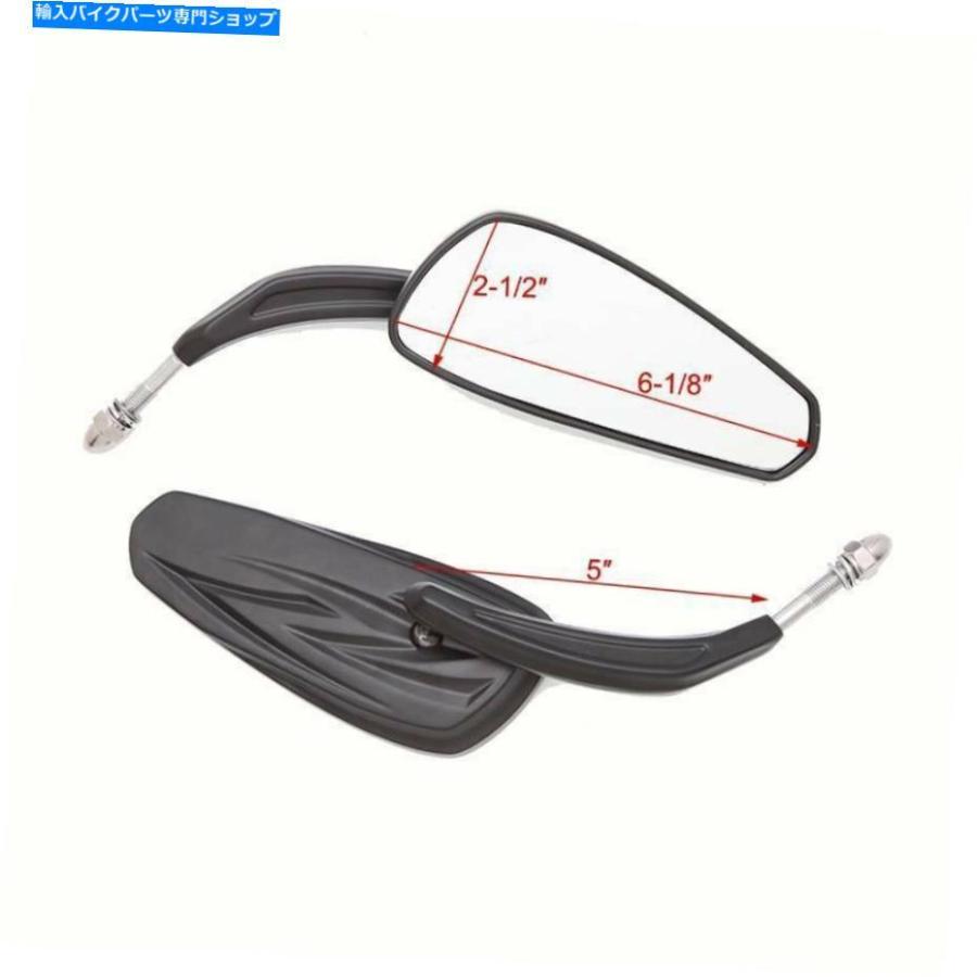 Mirror ハーレーダビッドソンナイトロッドスペシャルVロッド用ブラック