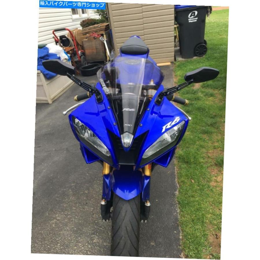 Mirror ヤマハYZF R6 R1 YZF600R YZF750Rのためのオートバイ黒の Mirror ヤマハYZF R6 R1 YZF600R YZF750Rのためのオートバイ黒の