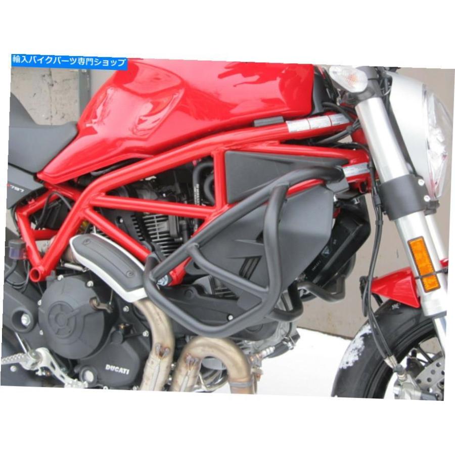 Engine Guard DUCATI MONSTER 797エンジンガードドゥカティ797クラッシュバーブラックレッド Ducati Monster 797 Engine Guard Ducati 797 Crash Bars