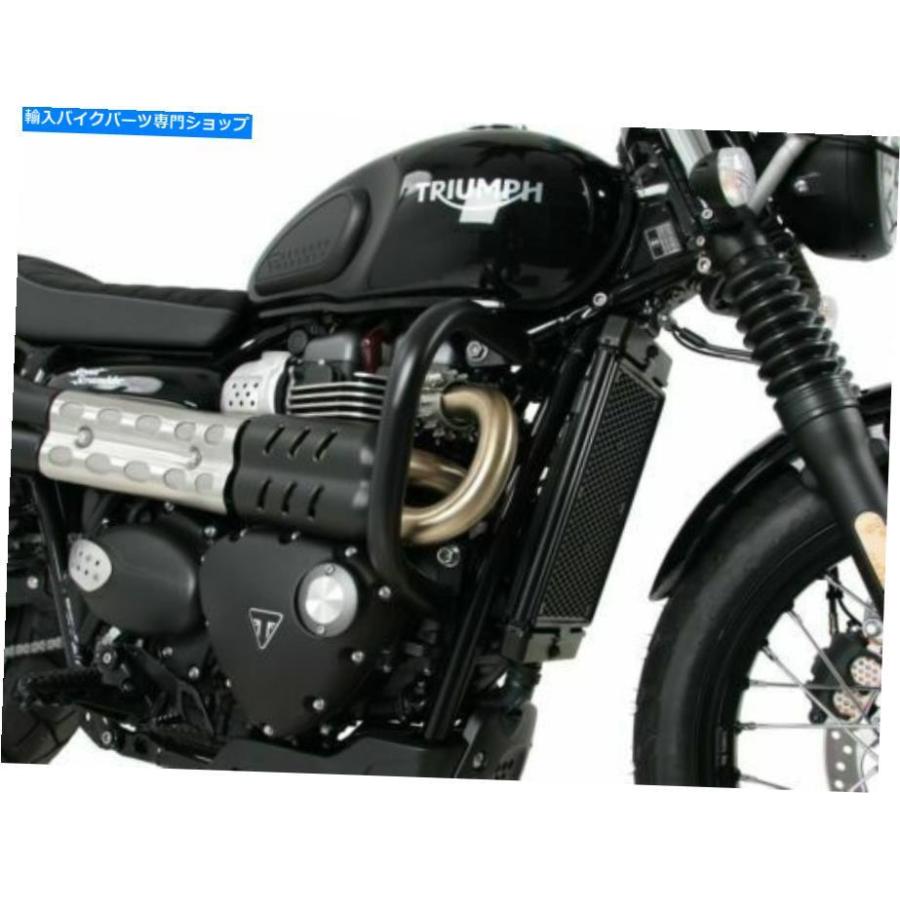 Engine Guard Triumph Street Scrambler発動機かばい立て - 黒いことby Hepco and Becker（2017年から） Triumph Street Scrambler Engine Guard - Blac 車、バイク、自転車-その他フレーム関連用品-バイク