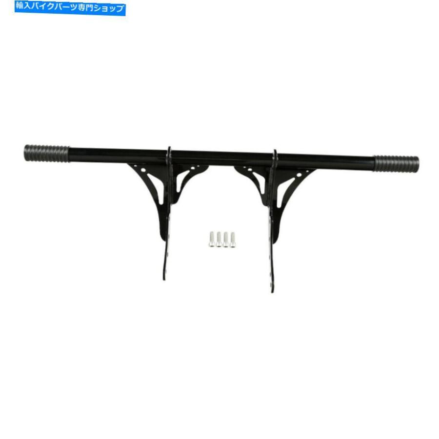 Engine Guard ブラックハイウェイフットペグクラッシュバーエンジンガードフィットハーレーストリートボブ2018-2021 Black Highway Footpeg Crash Bar