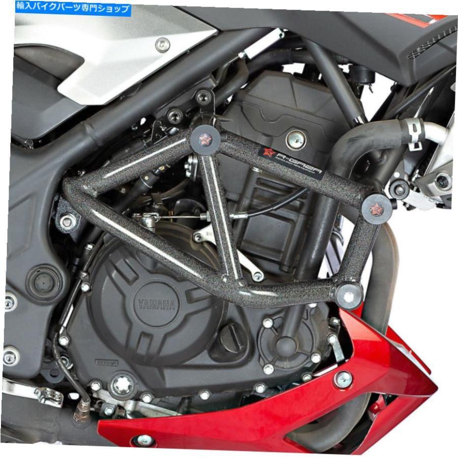 Engine Guard ヤマハMT-03 2016- 2021 R-GAZAストリートクラッシュケージエンジンガードスライダー Yamaha MT-03 2016- 2021 R-Gaza Street Crash Cagの画像