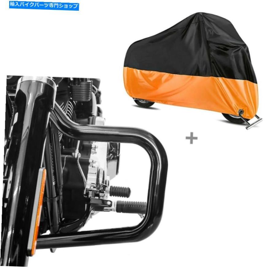 Engine Guard ハーレーファットボーイのためのエンジンガード+オートバイカバーXXXL 18-19 Set Engine Guard + Motorcycle cover XXXL for Harley Fat