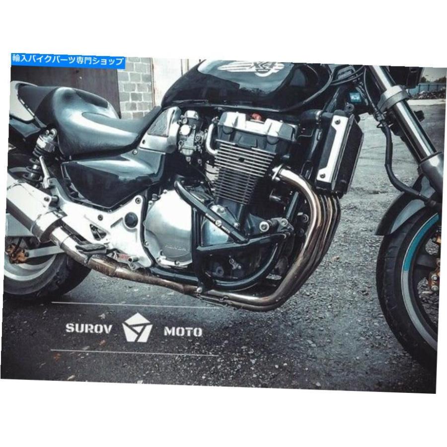 Engine Guard エンジンガードクラッシュバーサイドプロテクションfor Honda X-4 x 4 97-03 CB 1300 CB1300 98-02 Engine Guard Crash Bar Side Protecの画像