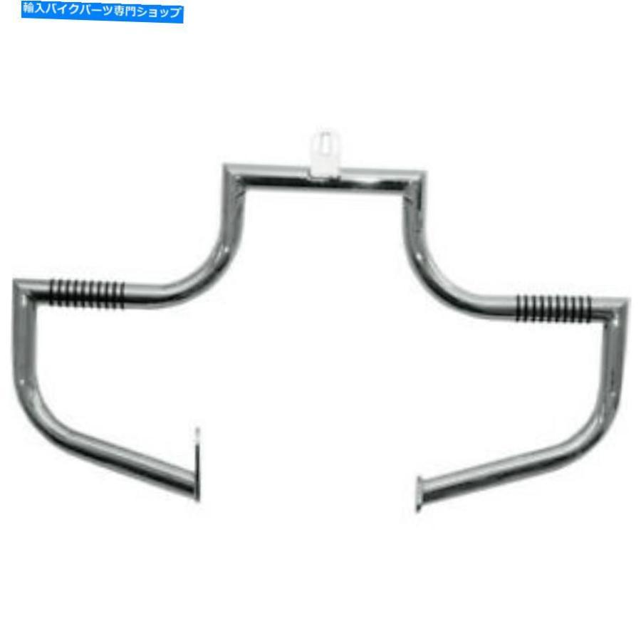 Engine Guard ハーレーフロッジソフト用リンドビーフロントクロームLinbar Highwayエンジンガードバー86-99 Lindby Front Chrome Linbar Highway Engi
