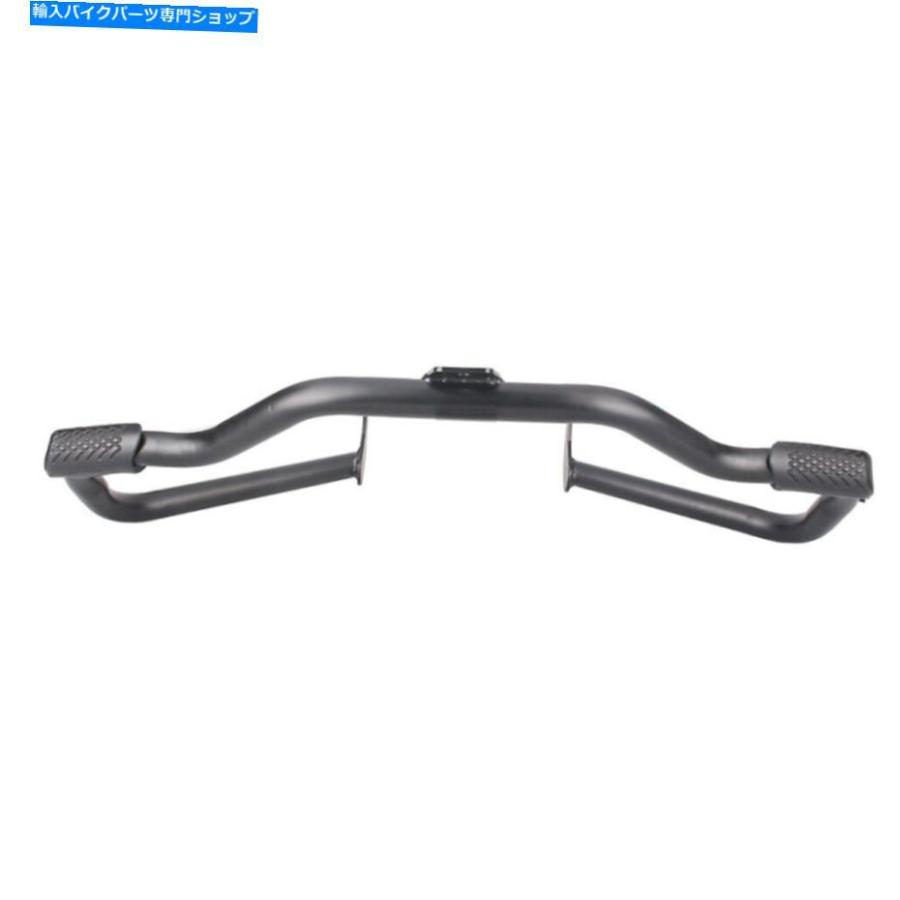 Engine Guard Harley Davidson Flstf Fat Boy 2000-14のためのブラックエンジンガードクラッシュバープロテクター Black Engine Guard Crash Bar Protの画像