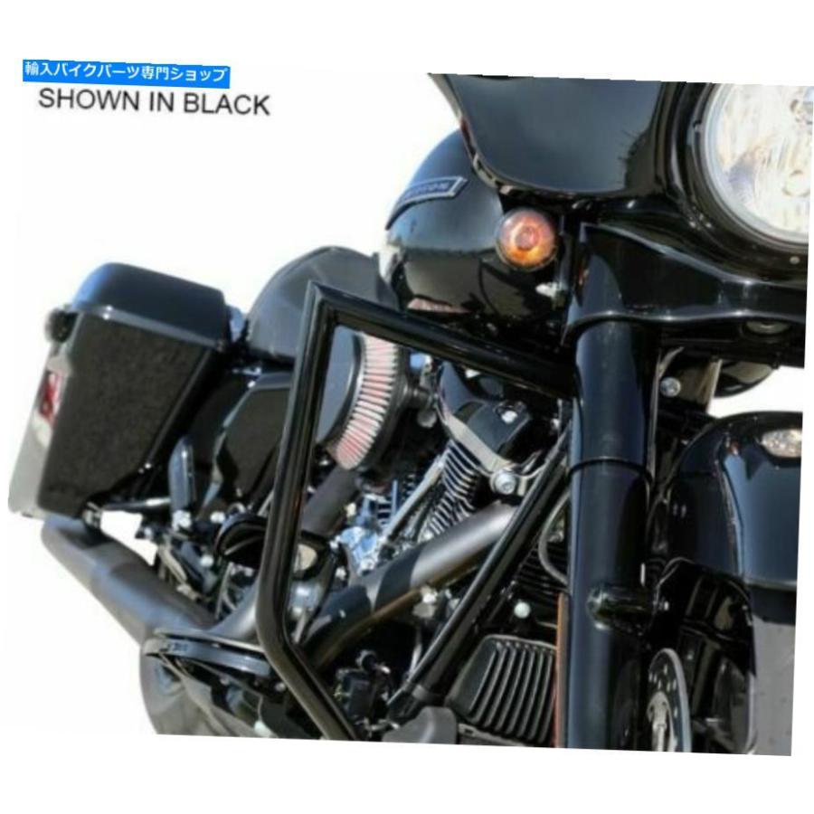 Engine Guard ハーレーツーリング09アップ|. La Choppers |クローム|ツインピークスエンジンガード Harley Touring 09-Up | LA Choppers | Chrome | Tの画像