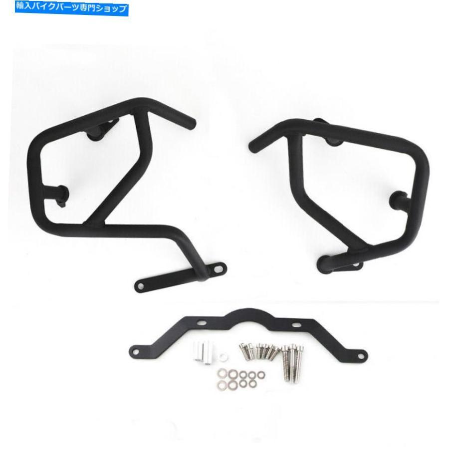 Engine Guard BMW S1000XR 2015-2019の目的のブラッククラッシュバーエンジンガードプロテクターフィット Black Crash Bars Engine Guard Protector F