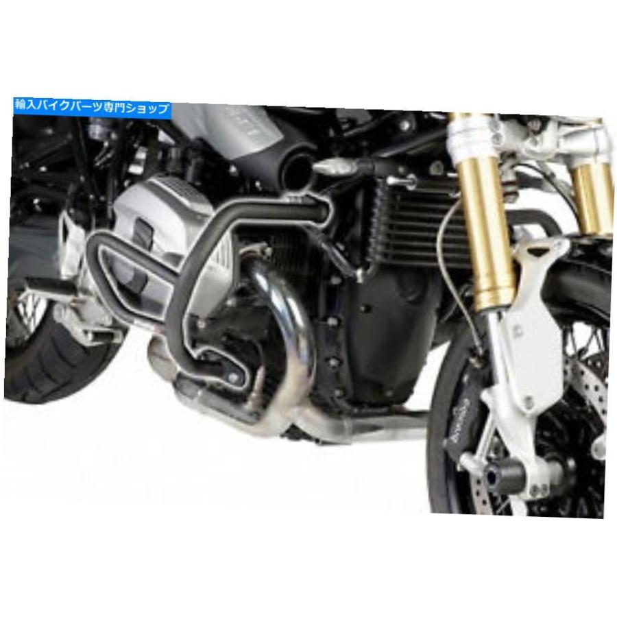 Engine Guard BMW R 9のためのPuigエンジンガードPure 17-20ブラック PUIG ENGINE GUARDS FOR BMW R NINE T PURE 17-20 BLACK