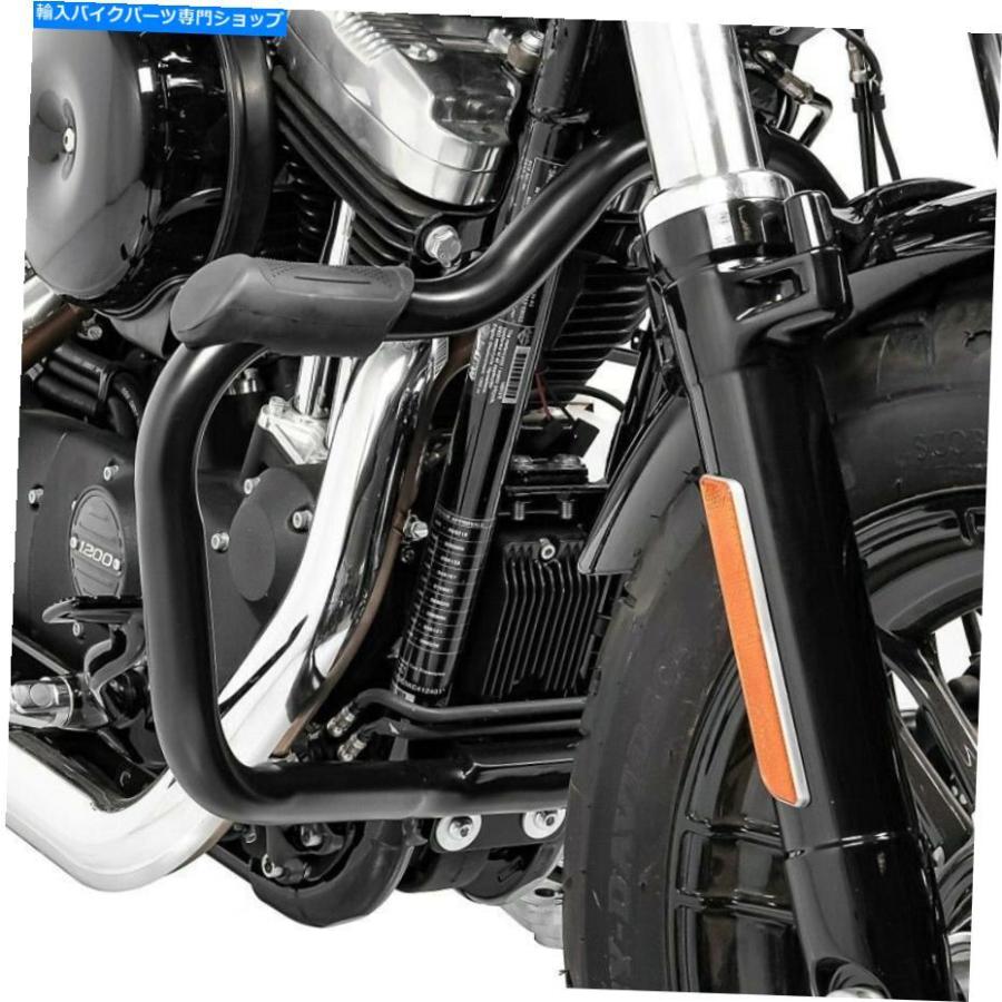 Engine Guard Harley Davidson Sportster 2004-2020 Craftride口ひげブラック用エンジンガードCR Engine Guard CR for Harley Davidson Sportster 200の画像