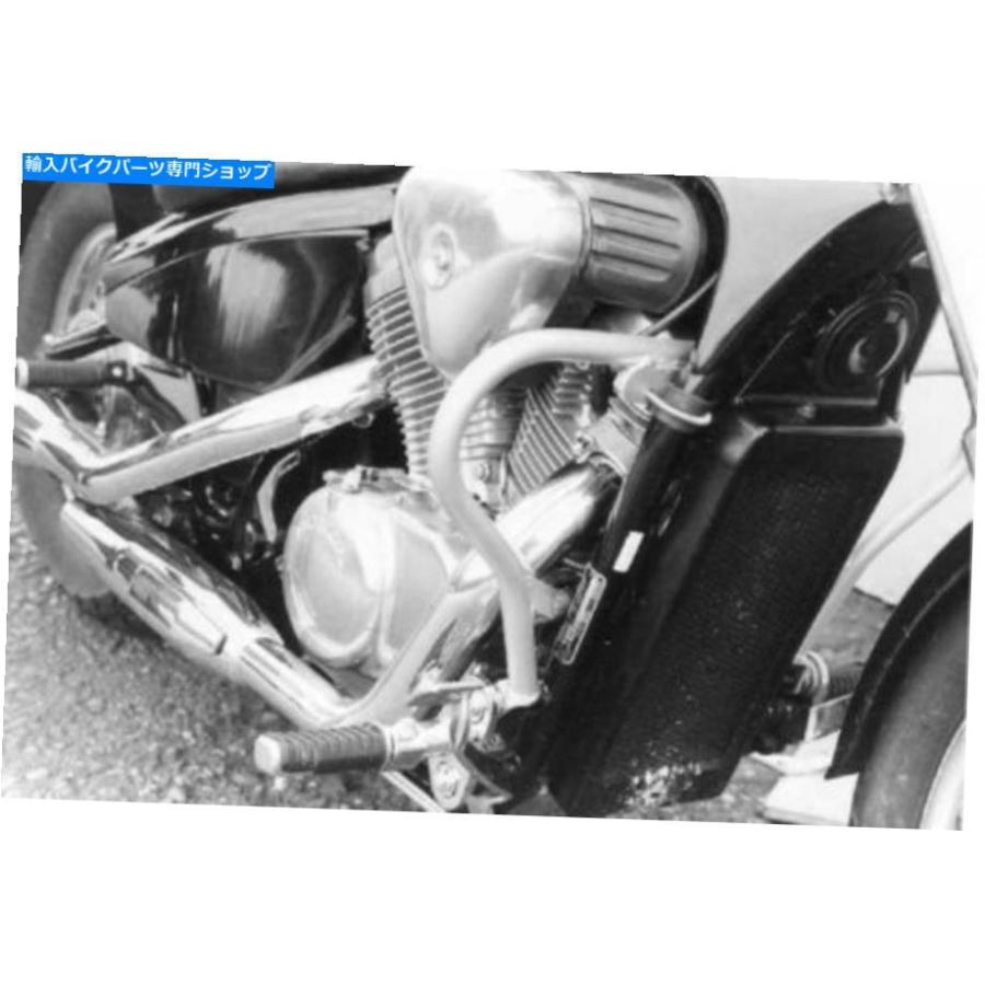 Engine Guard HONDA VT600C発動機かばい立て - HEPCO＆BECKER（1988-2000）によるCr Honda VT600C Engine Guard - Chrome BY HEPCO \u0026 BECKER (1988- バイク-その他フレーム関連用品-フレーム
