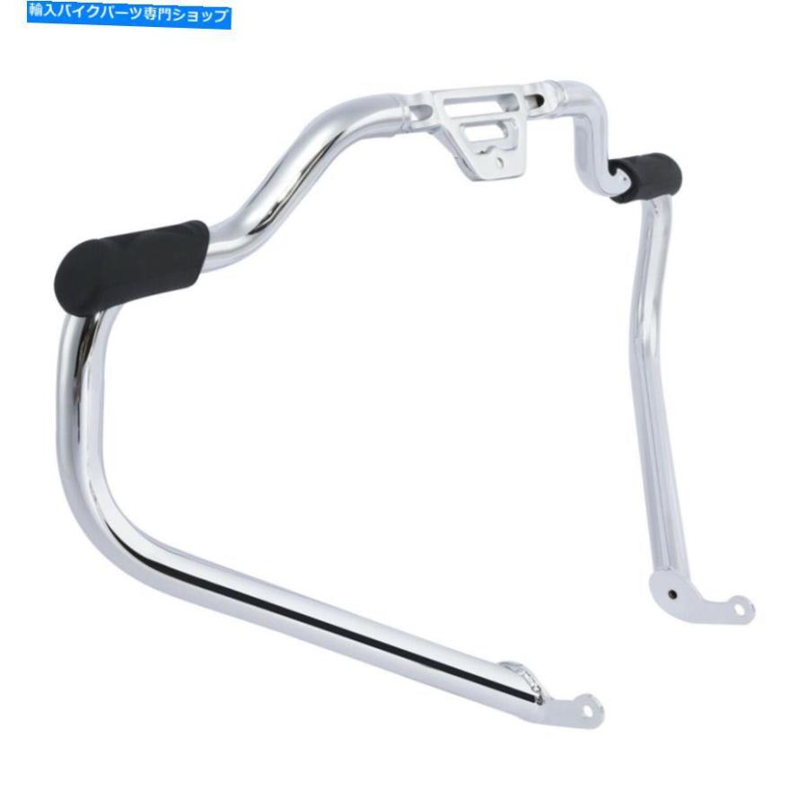 Engine Guard Harley Suftail Fat Boy 2018-2021の目的のChrome Mustacheエンジンガードクラッシュバーフィット Chrome Mustache Engine Guard Crash
