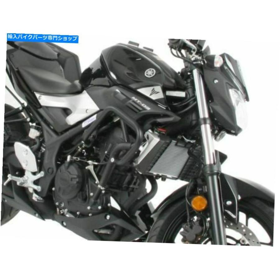 Engine Guard ヤマハMT-03エンジンガード - HEPCO BY BY BECK（2016-2019） Yamaha MT-03 Engine Guard - Black BY HEPCO AND BECKER (2016-2019)