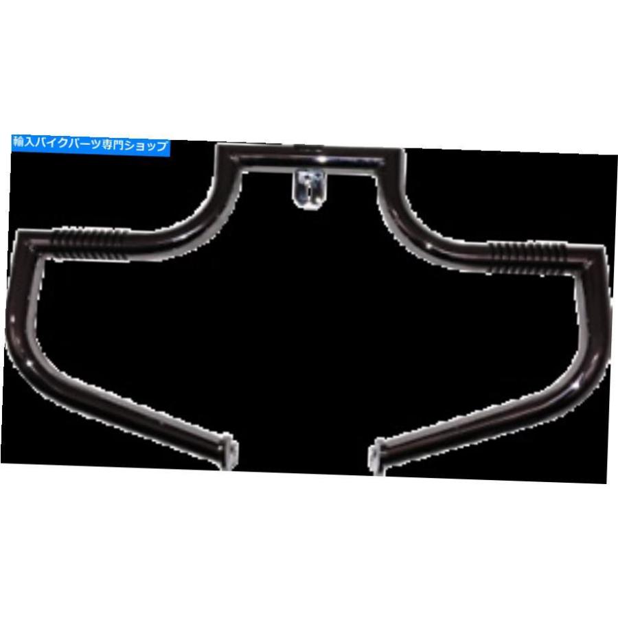 Engine Guard リンドビーリンバーグロスブラックオートバイエンジンガード18-20ハーレーソフト用フローFXFB Lindby Linbar Gloss Black Motorcycle En
