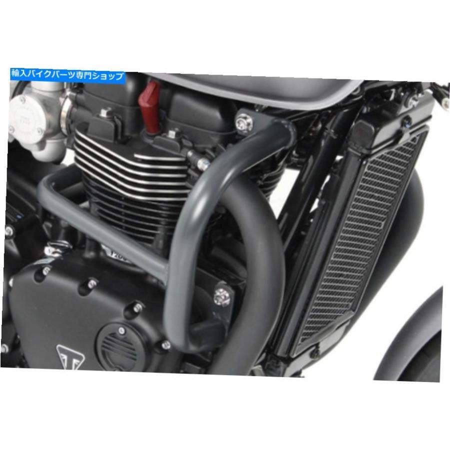 Engine Guard Triumph Bonneville T120 /ブラックエンジンガード - ブラックHEPCO＆BECKER（2016年から） Triumph Bonneville T120/Black Engine Guar