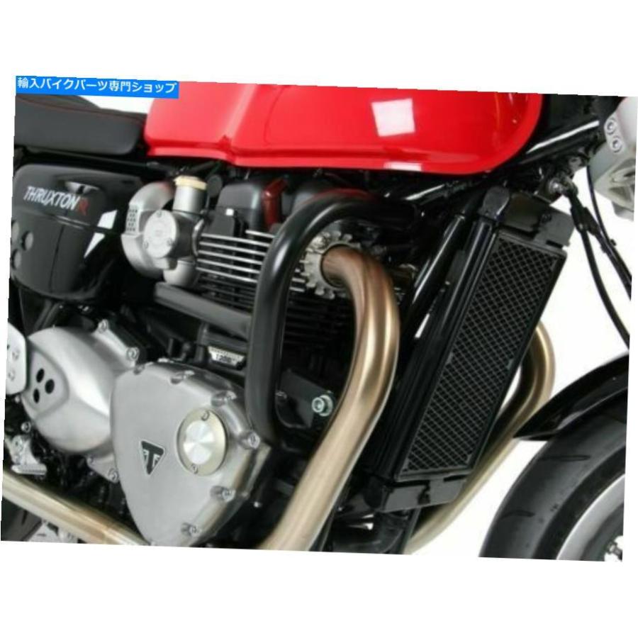 Engine Guard TRUSTON / Rエンジンガード - ブラックBY HEPCO and Becker（2016年から） Triumph Thruxton / R Engine Guard - Black BY HEPCO AND BE