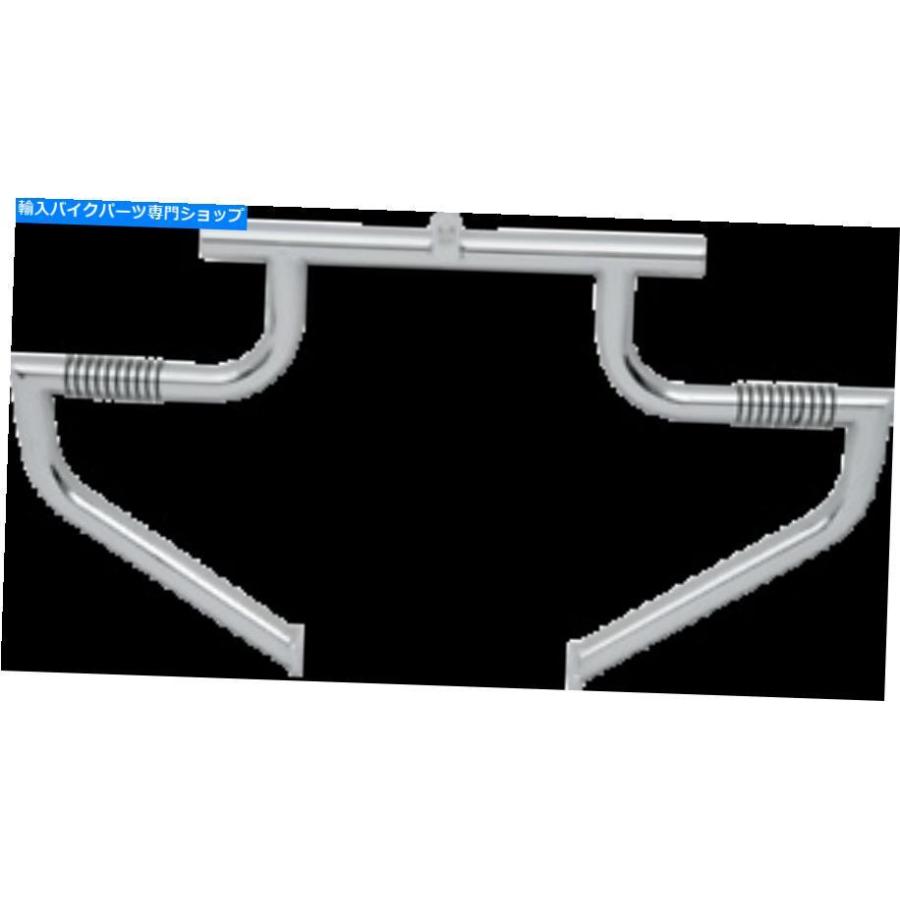 Engine Guard リンドビーLinbar Chromeオートバイハイウェイバーエンジンガード98-13ハーレーロードグライド Lindby Linbar Chrome Motorcycle Highwa
