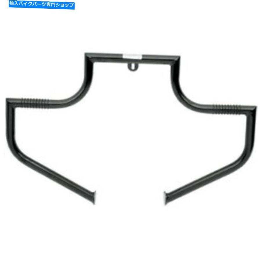 Engine Guard リンドビーフロントグロスブラックリンバーハイウェイエンジンガードバーハーレーフフルソフト00-17 Lindby Front Gloss Black Linbar H