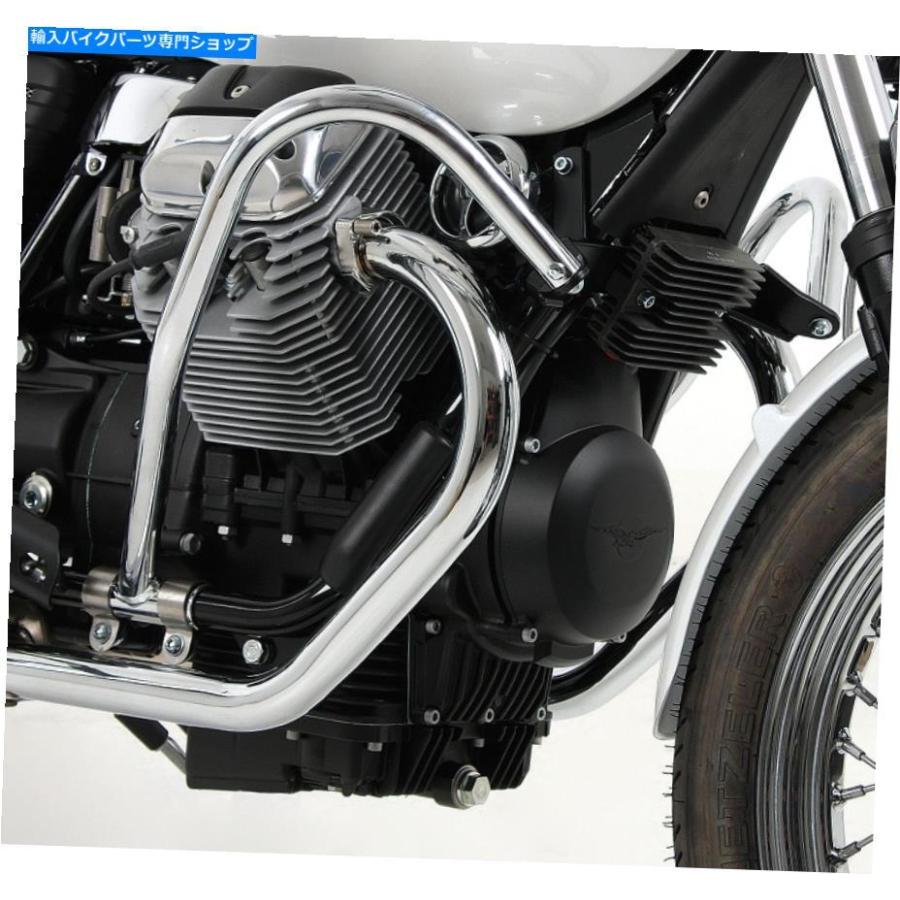 Engine Guard Hepco Beckerエンジンガードクラッシュバーモトググジャヴォ7 Hepco Becker Engine Guard Crash Bar Moto Guzzi V7 in Black