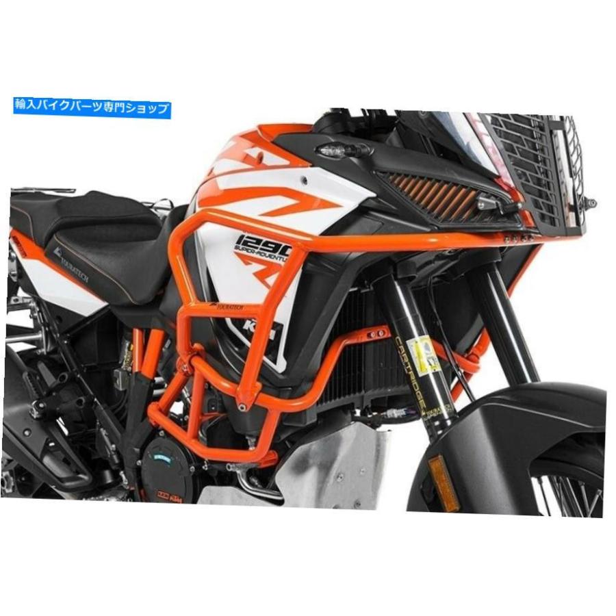 Engine Guard KTM 1290スーパーアドベンチャーS / RのためのTouratechエンジンガードエクステンションオレンジ Touratech Engine Guard Extension Ora