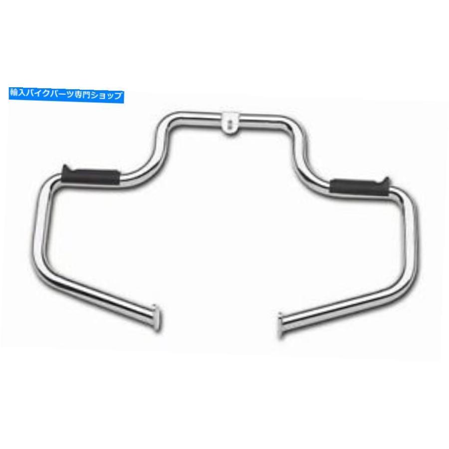 Engine Guard クロームリンドビーマルチバールハイウェイPEGSクラッシュエンジンガード2000-2017ハーレーソフト Chrome Lindby Multibar Highway Pegs 車、バイク、自転車-バイク-その他フレーム関連用品