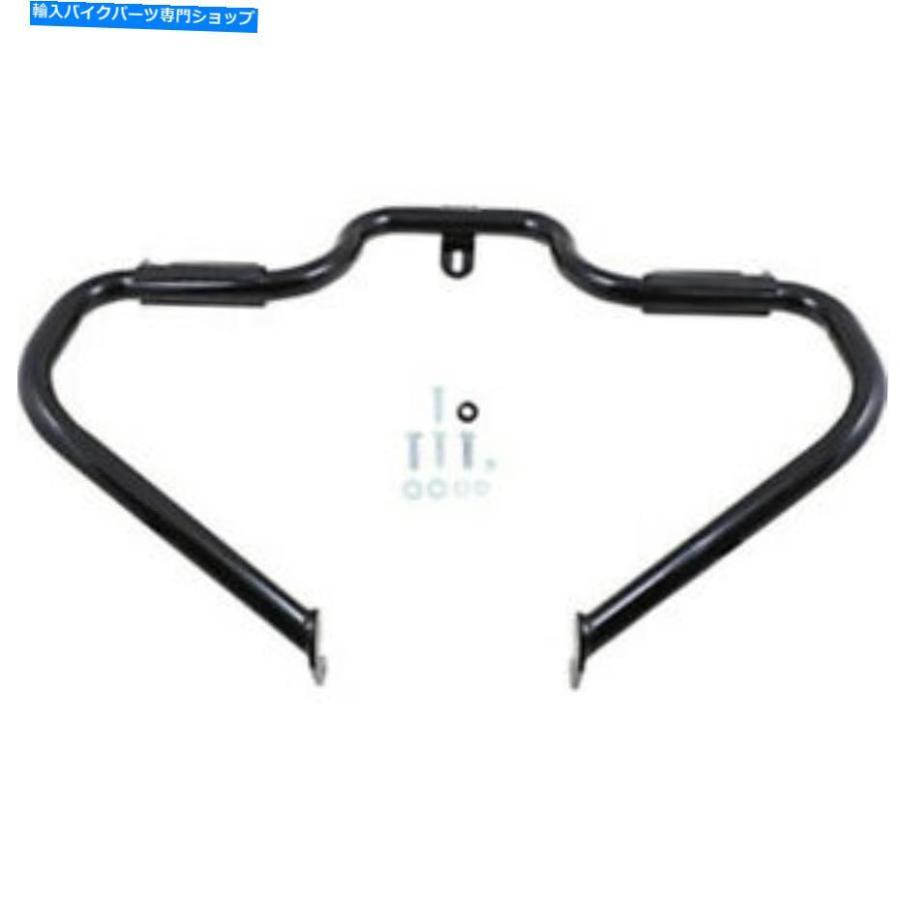 Engine Guard リンドビー1 1/4 \"ブラックマルチバーエンジンクラッシュガードバーハーレーソフテイル18 + M-8 Lindby 1 1/4\"" Black Multibar Engine C" その他フレーム関連用品-車、バイク、自転車