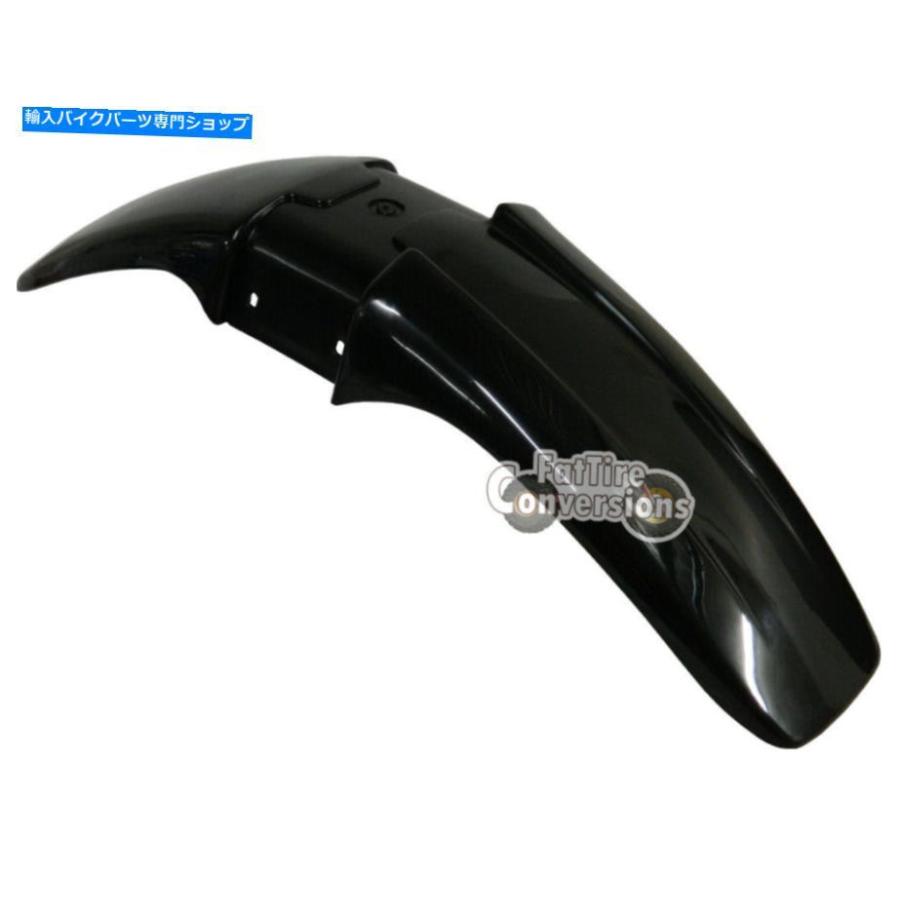 Front Fender 1988-2011すべてヤマハTW200 TW 200光沢ブラックフロントフェンダー2YG-21511-00-00 1988-2011 FITS ALL YAMAHA TW200 TW 200 GLOSS BLA