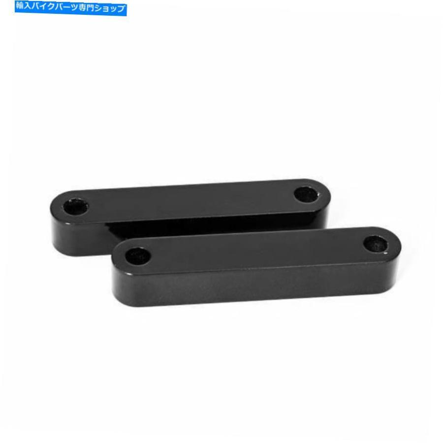 Front Fender Harley-Davidson Black Front Fenderスペーサー14-17 Harley-Davidson Black Front Fender Spacers 14-17