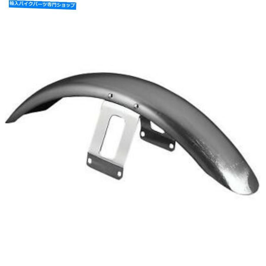 Front Fender ドラッグスチールフロントフェンダー21 \"ホイールハーレーソフト用FXST FXDWG FXWG 41mmワイドグライド Drag Steel Front Fender 21\"" Wh"