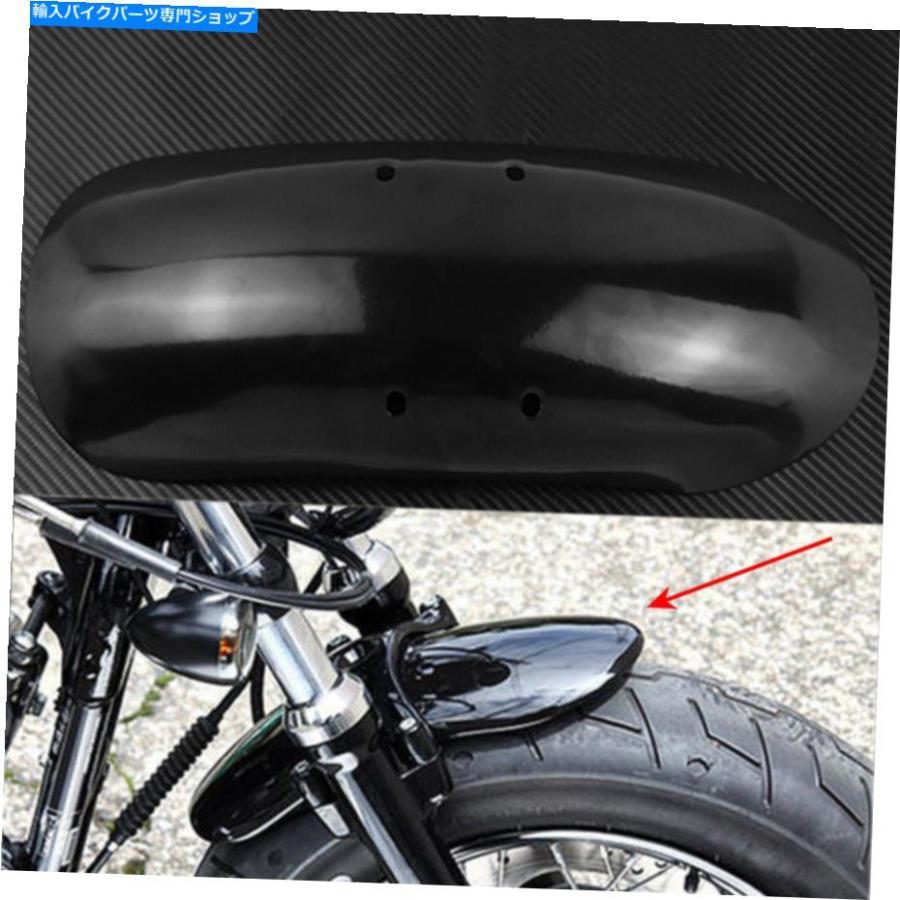 Front Fender ハーレーのためのオートバイのフロントの短いフェンダーマッドガードフィットザハーレー48 xl1200x 10-20 Motorcycle Front Short Fende