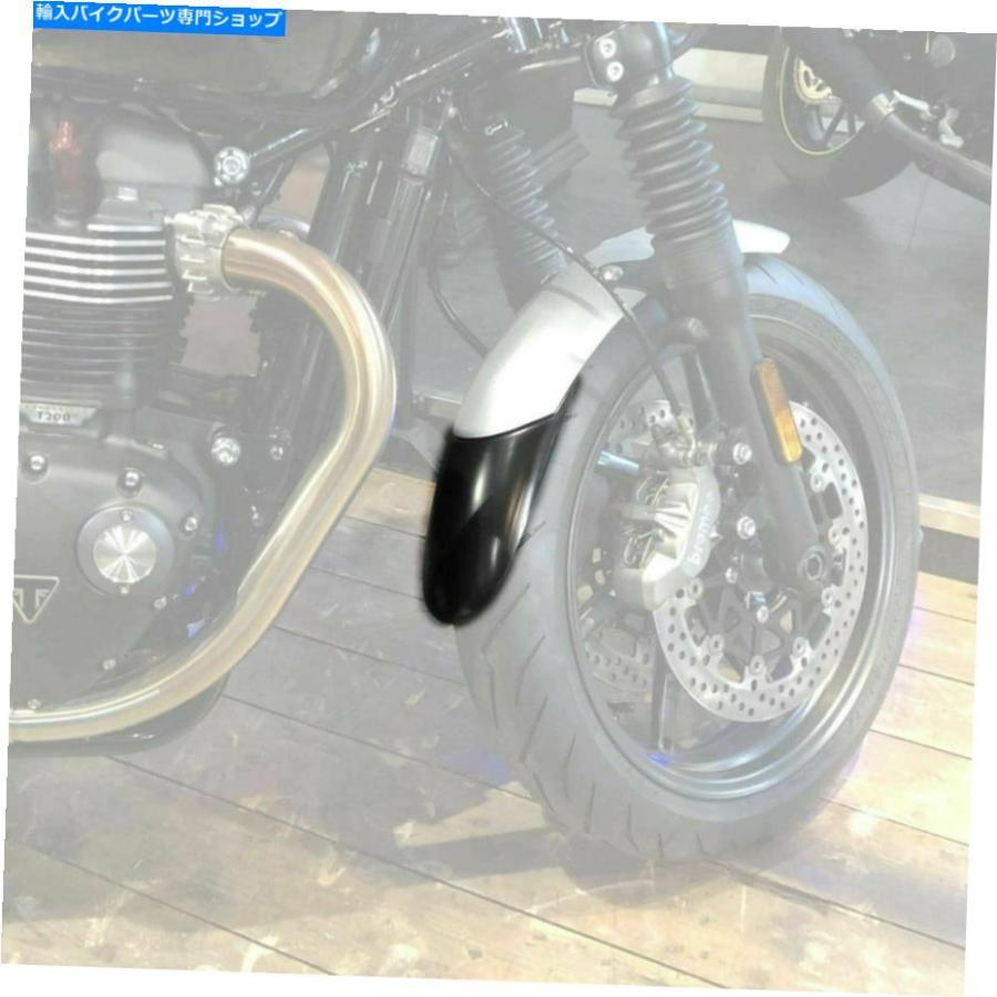 Front Fender ピラミッドフロントマッドガードEXTENDA FENDER EXTENSER TRIUMPHスピードツイン18 - 21 PYRAMID FRONT MUDGUARD EXTENDA FENDER EXTENS