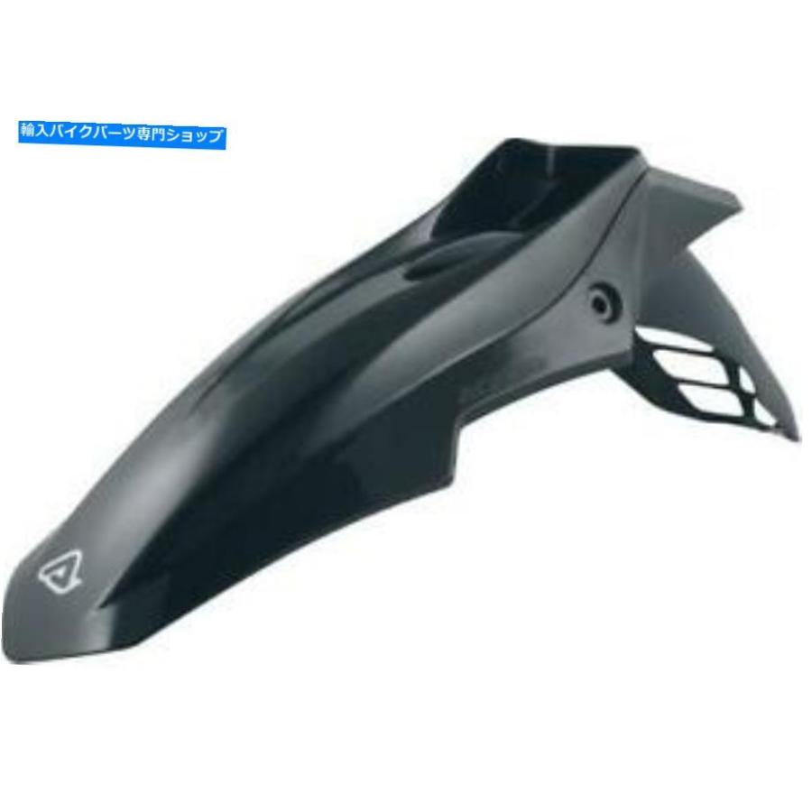 Front Fender Acerbis Supermoto Evoフロントフェンダーブラック Acerbis Supermoto EVO Front Fender Black