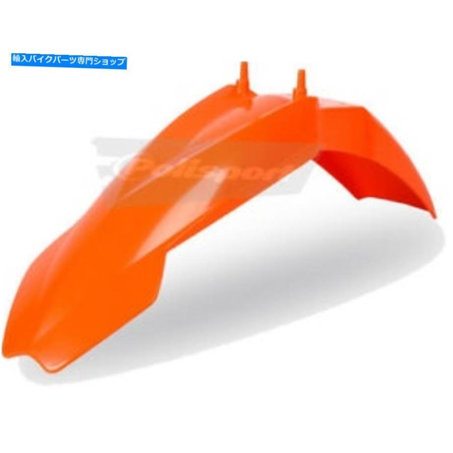 Front Fender KTM 8561700001のためのPolisportフロントフェンダーオレンジ Polisport Front Fender Orange For KTM 8561700001
