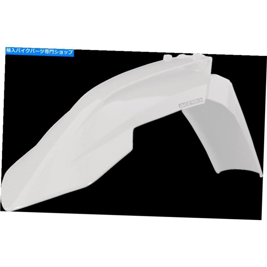 Front Fender Acerbis Front Fender White - フィット：KTM 450 EXC-F 6日2017-2018 Acerbis Front Fender White - Fits: FOR KTM 450 EXC-F Six Days