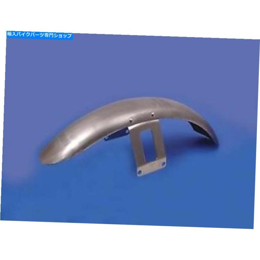 Front Fender V-Twin 50-6062 - フロントフェンダー生のスチール Raw