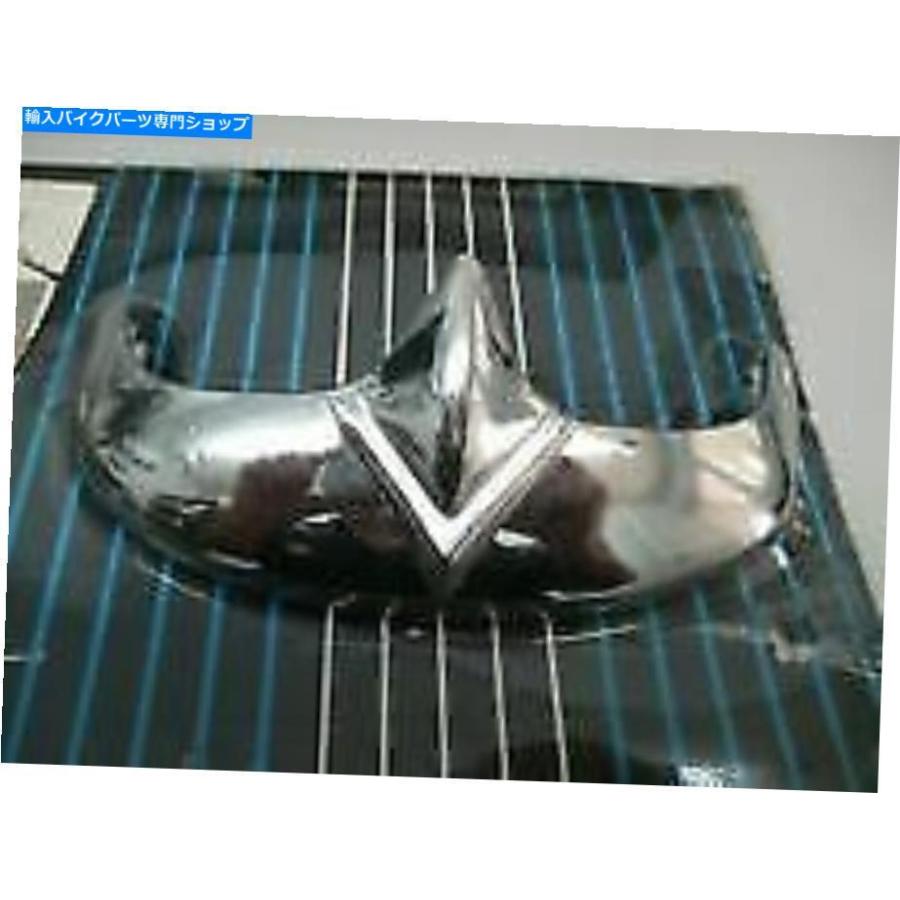 Front Fender FLHハーレーダビッドソンクロームフロントフェンダーチップシャベルヘッド58 - 66 FL FLH HARLEY DAVIDSON CHROME FRONT FENDER TIP SHO