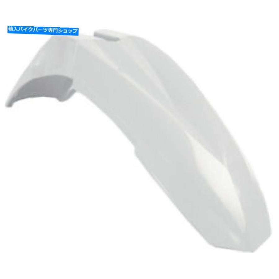Front Fender Polisport Universal Motard Fenderホワイト8562100005 Polisport Universal Motard Fender White 8562100005