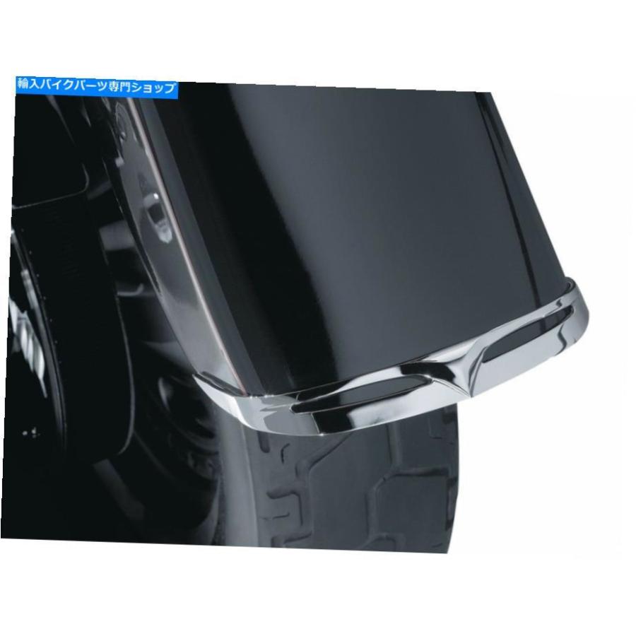 Front Fender ニュークライャキンクロームフロントフェンダーチップハーリー無料船9014 NEW KURYAKYN CHROME Front Fender Tip Harley FREE SHIP 9014