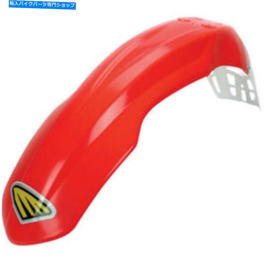Front Fender CycrAサイクロライトフェンダーフロントレッドフィットホンダCRF 250 / CRF 450 / CR125R / CR250R Cycra Cycralite Fender Front Red f