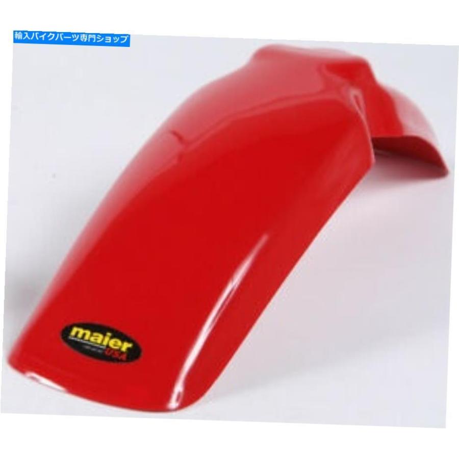 Front Fender ホンダXR 80 77-82用メイヤーMFGフロントフェンダープラスチック136002 Maier MFG Front Fender Plastic for Honda XR 80 77-82 Red 136
