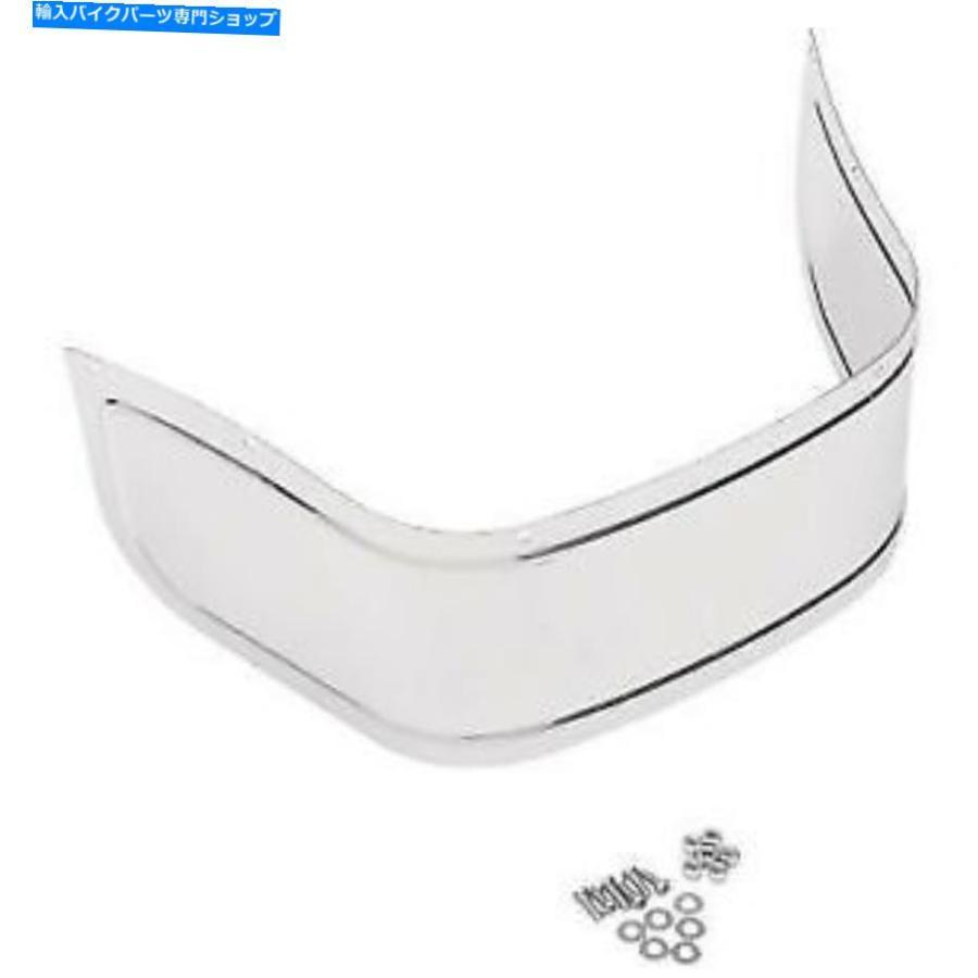Front Fender クロムスチールフロントフェンダースカート - クロムドラッグスペシャリ76764S5 Chrome Steel Front Fender Skirt - Chrome Drag Specia