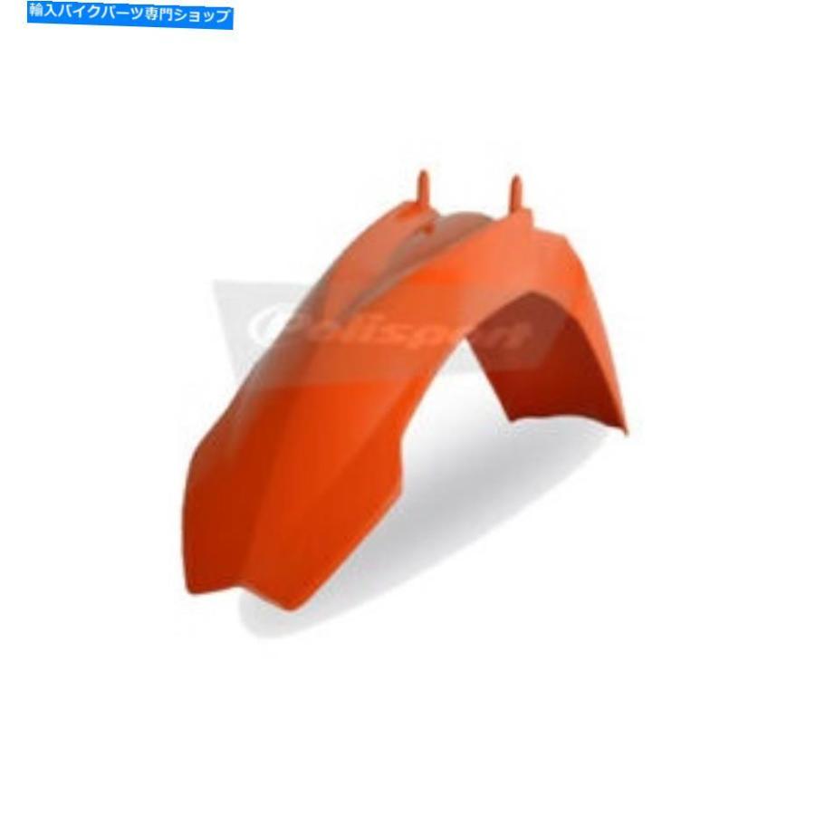 Front Fender KTM 8563800001のためのPolisportフロントフェンダーオレンジ Polisport Front Fender Orange For KTM 8563800001