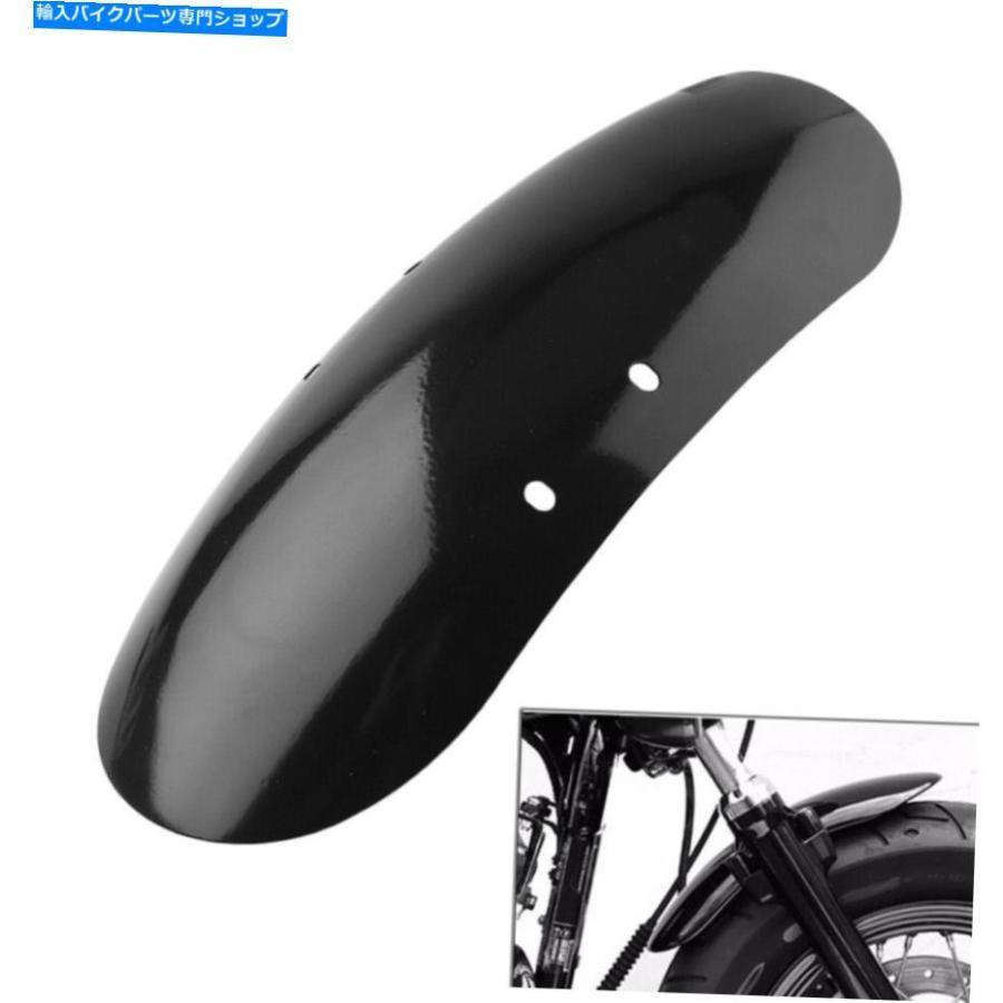 Front Fender 短いフロントフェンダー泥ガードブラックフィットハーレー48 xl1200x 2010-2017 Short Front Fender Mud Guard Black Fit for Harley Fo