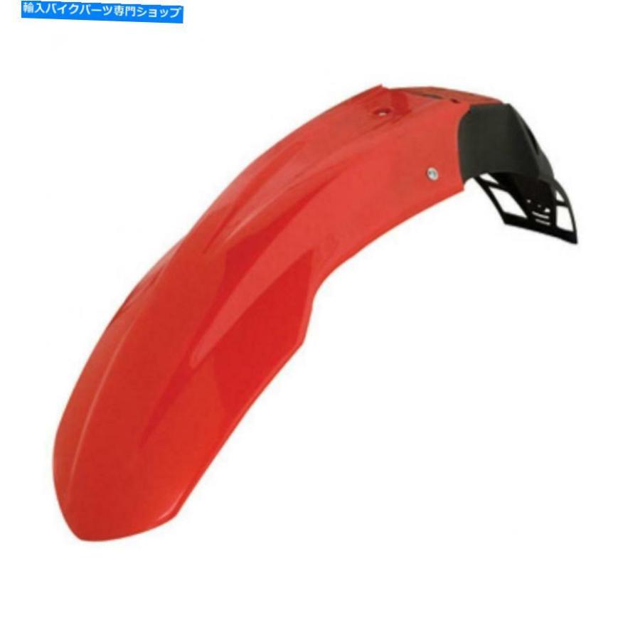 Front Fender Polisport UFXフリーフローフロントフェンダーCRレッド - フィット：ホンダXR650R 2000-2007 Polisport UFX Free Flow Front Fender CR