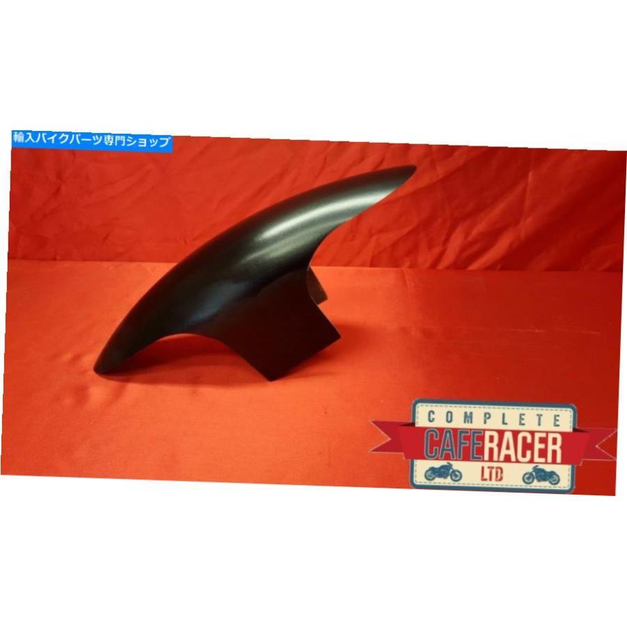Front Fender CRM1スタイルカフェレーサーフロントマッドガードブラック CRM1 STYLE CAFE RACER FRONT MUDGUARD BLACK