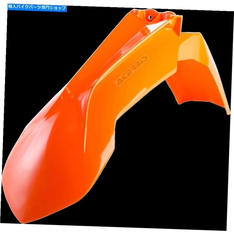 Front Fender Acerbisフロントフェンダー蛍光オレンジ - フィット：KTM 300 XC-W（E-START）用 Acerbis Front Fender Fluorescent Orange - Fits: FOR