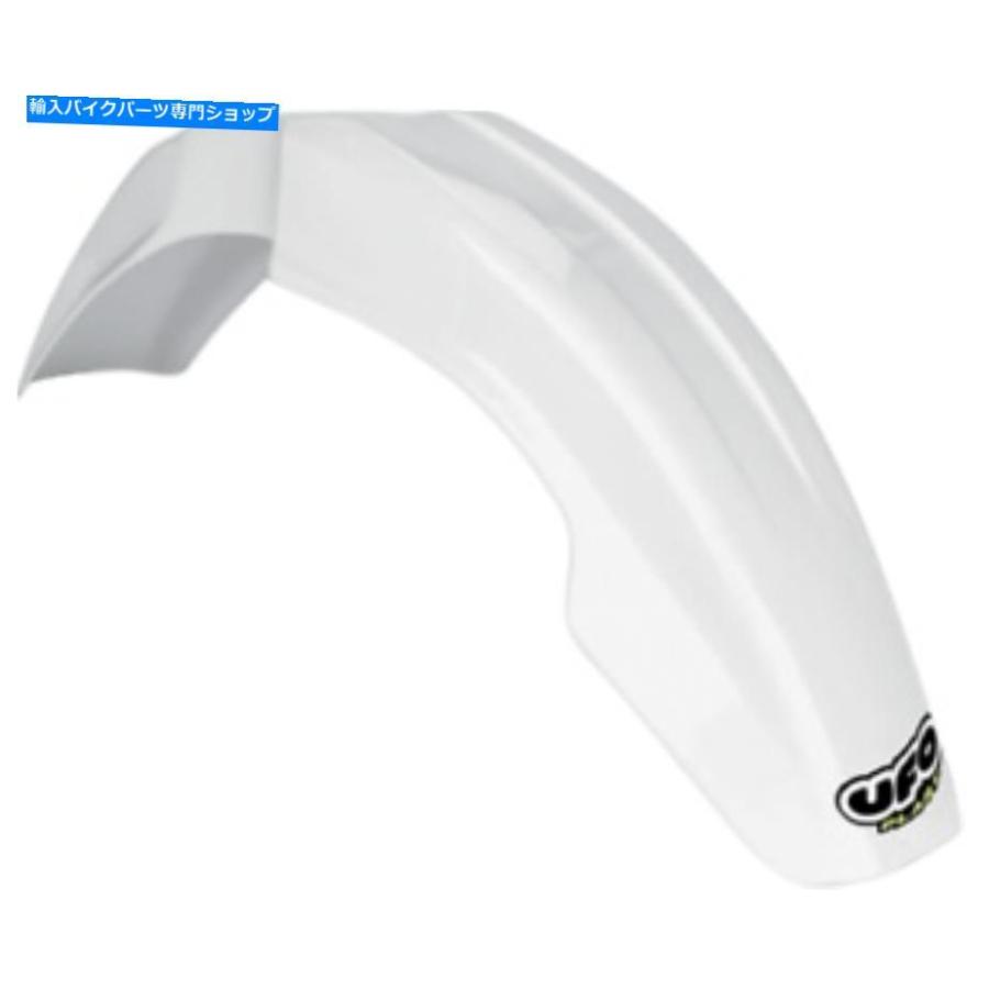 Front Fender UFOホワイトフロントフェンダーヤマハYZ125 / 250 92-99、YZ400F 98-99、WR250 / 500 UFO White Front Fender Yamaha YZ125/250 92-99,